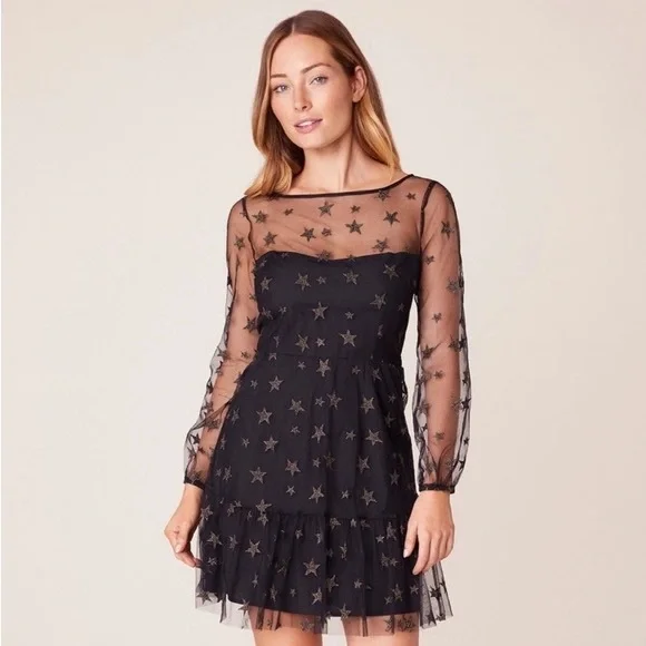 sheer dress stars Stars in Her Eyes Dress